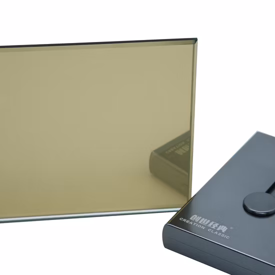 4–12 mm dunkelgrünes reflektierendes/beschichtetes Glas mit Ce