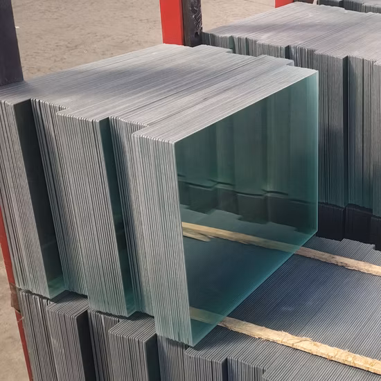 3–19 mm klares, extra klares, sicherheitsverstärktes, gehärtetes Duschtür-Trennglas, Tischplatte aus gehärtetem Glas mit flacher, polierter Kante